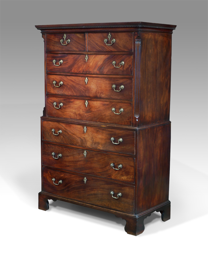 Antique chest on chest