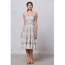 Swirled Paisley Halter Dress - Anthropologie.com