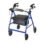 Aluminum 4-Wheel Rollator R726BL - Drive Medical - Free Shipping