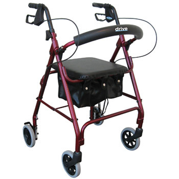 Aluminum Rollator with Fold...