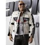 Vin Diesel Fast And Furious 7 Black and White Leather Jacket