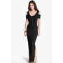 Hidden Heart Cutout Shoulder Maxi Dress (Juniors) (Online Exclusive) | Nordstrom