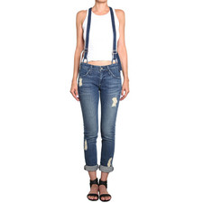 The Jojo Overalls Slouchy Fit Boyfriend in Indio by James Jeans at CoutureCandy.com