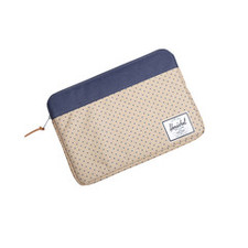 Anchor Sleeve for 13 inch Macbook Khaki Polka Dot/ Navy Bag
