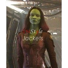 Guardians Of Galaxy Gamora Zoe Saldana Jacket