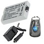 Digital Replacement Battery PLUS Mini Battery Travel Charger for Specific Digital Camera and Camcorder Models / Compatible with Canon BP-110