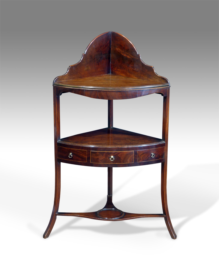Corner washstand