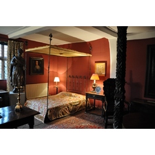 A BEAUTIFUL ITALIAN WROUGHT IRON FOUR POSTER BED. CIRCA 1880.