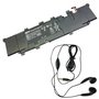Extended Life Original OEM Battery for select Asus Laptop / Notebook / Compatible with Asus C31-X502, PU500C, PU500CA ( 4000 mAh ) - Includes Stereo Earphone with Microphone