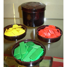 Vintage Bakelite Counters and Box