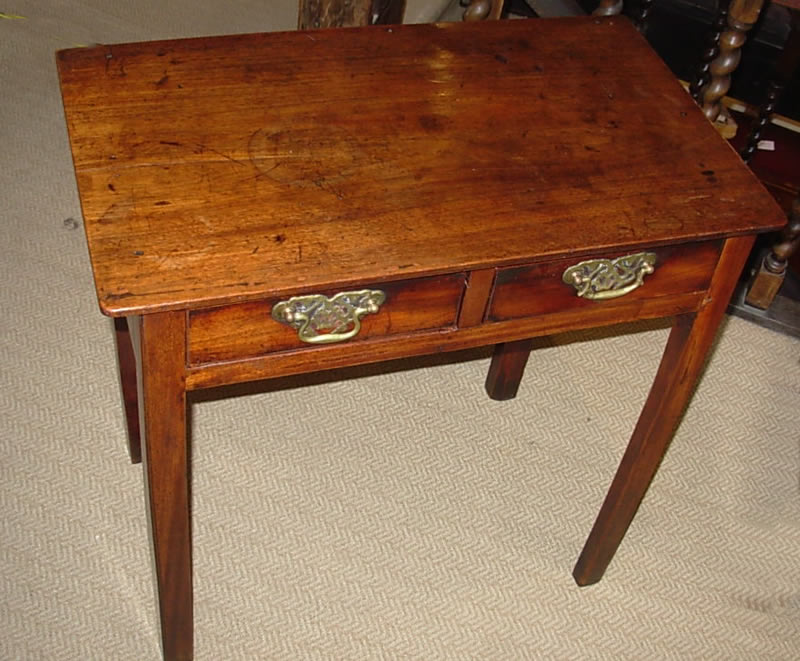 George III Mahogany Side Table