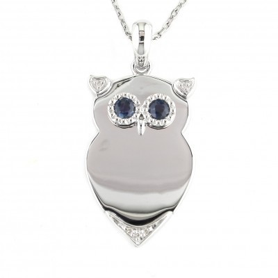 Silver Diamond and Sapphire...