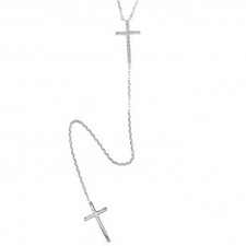 Hanging silver Cross