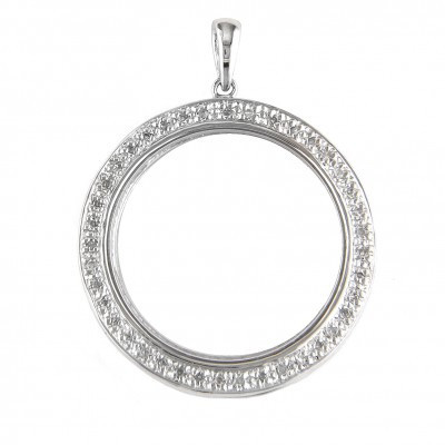 Diamond Circle Pendants