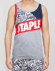 Staple Riot Tank Top Heathe...