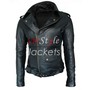 Emilia Clarke Dazzling Terminator Genisys Leather Jacket