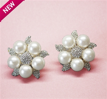 Penelope pearl shoe clips
