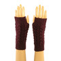 Burgundy Mid Length Knitted...