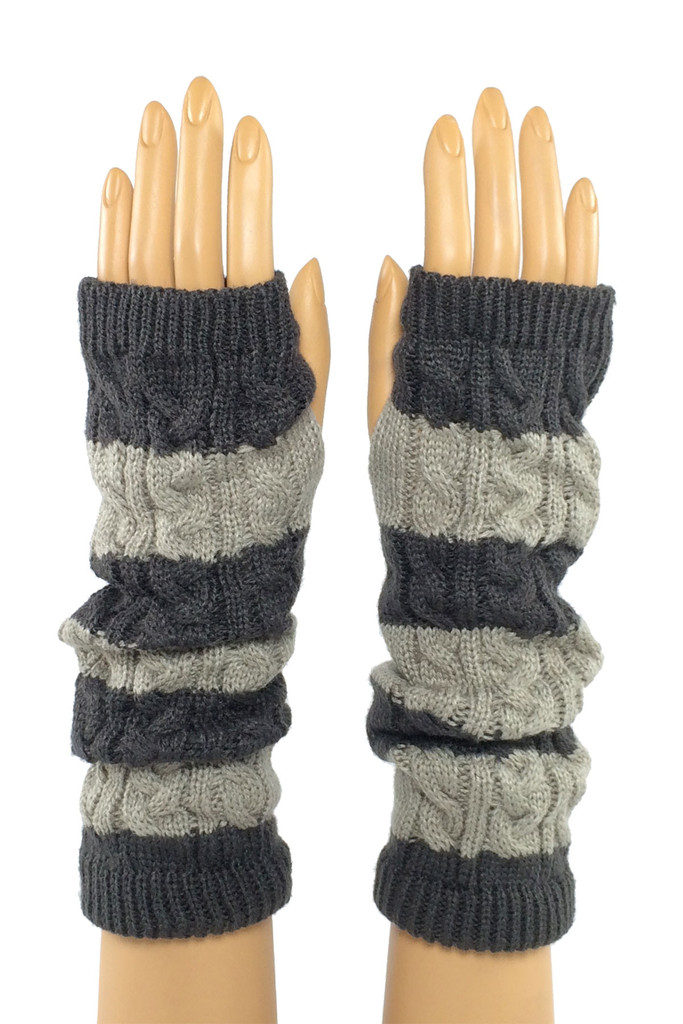 Light Gray, Dark Gray Braid...
