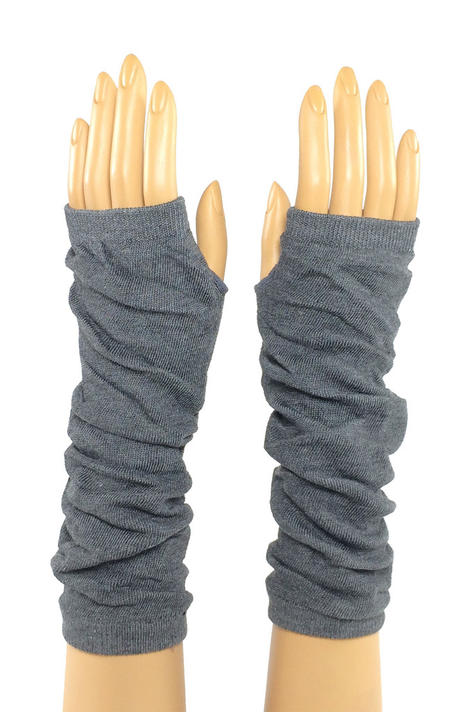 Dark Gray Crochet Stretchy ...