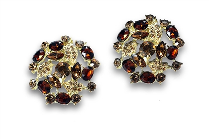 Juliette brown rhinestone s...
