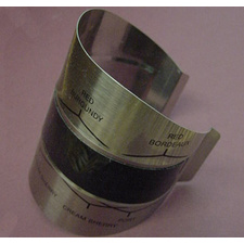 Thermometer LCD . Stainless Steel Bracelet