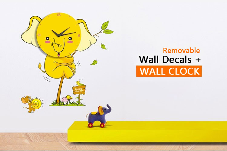 Elephant Wall Clock