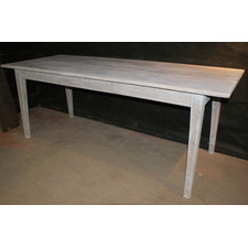 19th C French bleached chestnut farmhouse table