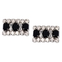 shoe clips black rhinestone katie