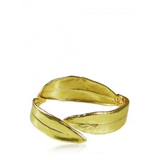 Olive Leaf Bracelet, Gold-plated
