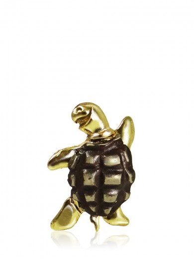 Turtle, Gold-plated Ring