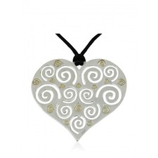 Endless Love, Silver Ring & 24K Gold