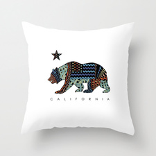 California Throw Pillow