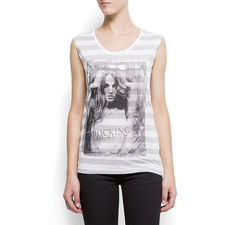 Photograph printed t-shirt