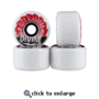 Divine City Slashers 64mm White Longboard Wheels (Set of 4)