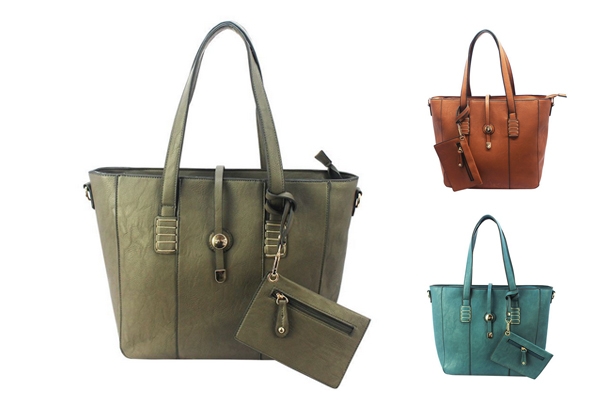 Elegant PU Women Handbag