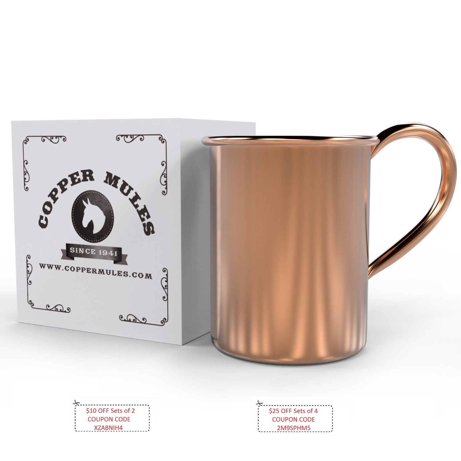 Amazon.com | Copper Mugs - ...