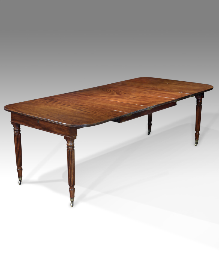 Small late Regency mahogany...