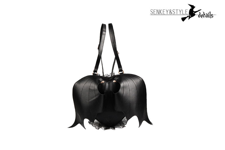 Bat Wings Heart Shaped Back...