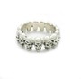 Sterling Small Skull Heads Band Ring
