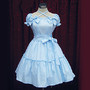 ☆FREE♥SHIPPING☆ Kawaii Blue Cotton Sweet Lolita Dress