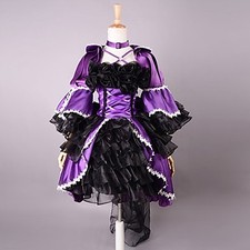 ☆FREE♥SHIPPING☆ Black & Purple Gothic Lolita Dress