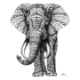 Ornate Elephant Art Print