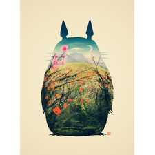 Tonari no Totoro Art Print