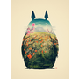 Tonari no Totoro Art Print