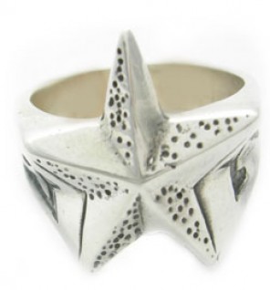Sterling Silver Star Ring f...