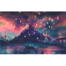 The Lights Stretched Canvas