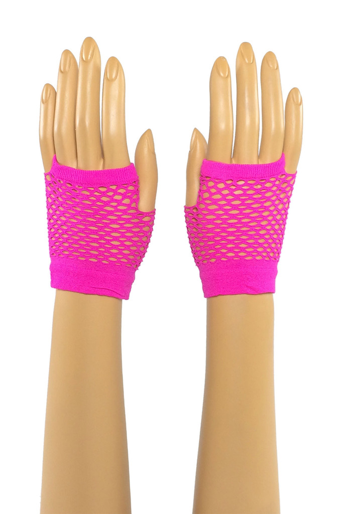 Hot Pink Wrist Length Fishn...
