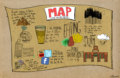 MAP Art Print