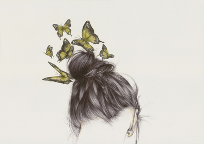 Hair II Art Print